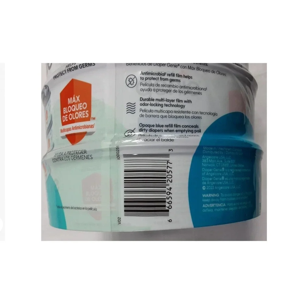 Diaper Genie Refills 3 Pack 240 each 720 total Unscented Refills